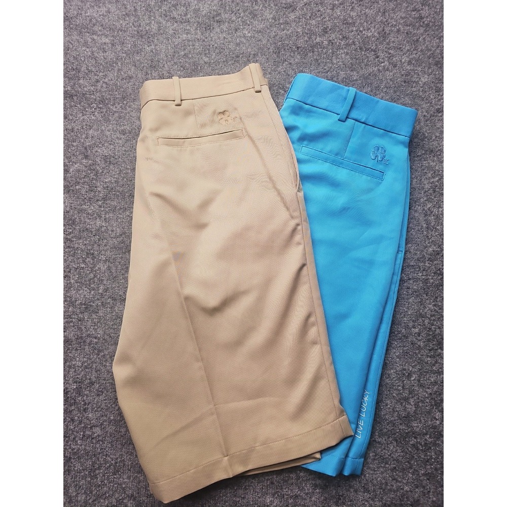 2 Black Clover Live Lucky Tony Mens Size 34 Performance Golf Shorts